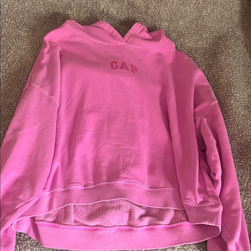 GAP pink hoodie, size large